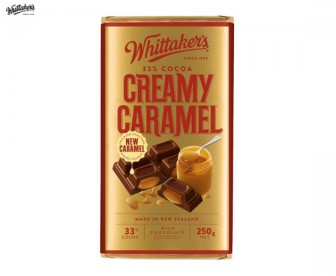 Whittaker's 惠特克 焦糖夹心牛奶巧克力 250克(33%可可) Whittaker's 惠特克 焦糖夹心牛奶巧克力 250克(33%可可)